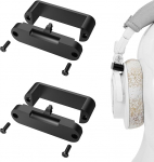 Geekria 1 paari metallist k&otilde;rvaklapi sangakomplekt, mis &uuml;hildub Audio-Technica ATH-M50x, M50xBT, M50xGM, M50xBB, M50xPB, M50xWH k&otilde;rvaklappide asendamine, k&otilde;rvaklappide remondiosad (must)