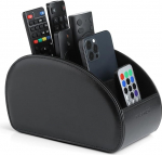 Vlando puldihoidja 5 taskuga, suur hoidja TV, DVD, 4K Stick ja Bluray puldi jaoks, puldi hoidja pliiatsi, mobiiltelefoni jaoks.
