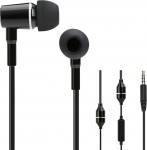 FC12 Stereomuusika k&otilde;rvaklapid Air Tube 3.5MM Anti Radiation K&otilde;rvaklapid K&otilde;rvaklappide kiirgusvaba m&uuml;rav&auml;hendus Line Control mikrofoniga Must jaoks