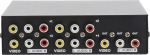 rosenice RCA l&uuml;liti MT-431AV 4-kordne AV-l&uuml;liti 4 in 1 komposiitvideo L/R audio valimine