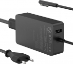 Surface laadimiskaabel 65W 15V 4A laadija, mis &uuml;hildub Microsoft Surface Pro 11/10/9/8/7/Pro 7+/6/5/4/3/X, Sur-face Laptop 7/6/5/4/3/2, Go 4/3/2, Book 3/2/1, 65W toiteallikas USB pordiga.