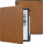 MoKo H&uuml;lle mit Stifthalter f&uuml;r den Neuen 11" Kindle Scribe (3. Generation -2025) & Kindle Scribe Colorsoft (1. Generation 2025), Leichtgewichtige Schutzh&uuml;lle mit Auto Schlaf/Wach, Braun