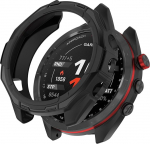 LOKEKE &uuml;hilduv Garmin Approach S70 47mm &uuml;mbris, TPU kaitsev &uuml;mbris &uuml;hilduv Garmin Approach S70, 47mm (47mm, must)
