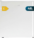 Cecotec Minik&uuml;lmik - Minibaar 46L GrandCooler 20000 L SilentCompress White E, k&otilde;rgus 48,7 cm, laius 48 cm, madal tarbimine, p&ouml;&ouml;rduks, ts&uuml;kliline t&ouml;&ouml;, valge
