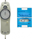 Push-Pull Force Gauge, Strength Tester with Calibration Certificate and Carry Bag, for Tensile and Compressive Load, Plug-in Force, Destructive Tests, School Teaching (DL-100)