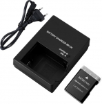 MH-24 akulaadija EN-EL14 EN-EL14a aku 2050 mAh &Uuml;hildub Nikon D3100, D3200, D3300, D3400, D3500, D5100, D5200, D5300, D5500, D5600, DF, Coolp Iix P700 0, P7100, P7700, P7800, Nikon D3100, D3200, D3300, D3400, D3500, D5100, D5300, D5500, D5600, DF, Coo ...