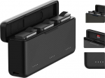 Kolmekordne akulaadija DJI Osmo Action 4 3 jaoks, USB kiirlaadimise &uuml;mbris koos C-t&uuml;&uuml;pi kaabliga, mis &uuml;hildub DJI Osmo Action 4 3 originaalakuga, actionkaamera laadija tarvikud