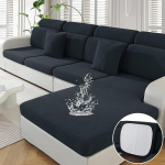 Ystyle diivanil istmepadja kate, Stretch, veekindel diivanil istmekate, elastsed padjakatted, universaalne diivanil istmepadja kate, diivanipadja kate (suur 1-kohaline, tumehall)