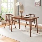 [en.casa] Klijori s&ouml;&ouml;gilaud 4-6 inimesele 120 x 70 x 74 cm S&ouml;&ouml;gilaud s&ouml;&ouml;gituppa K&ouml;&ouml;ki Elutuppa Ristk&uuml;likukujuline puidust p&auml;hklipuu v&auml;limusega