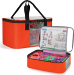 Rexmica Pack of 2 Storage Bags for Magnetic Building Blocks, Magnetic Tiles Travel Carry Bag, Storage Bag for Toys, Storage Bag for Puzzle, Wooden Building Blocks