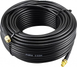RG58 SMA kuni SMA kaabel 25 m WiFi antennikaabel SMA Female to SMA Male koaksiaalkaabel Low Loss 50 Ohm koaksiaalkaabel WiFi antennile / raadiole / FPV droonile jne.