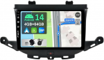 [4GB + 64GB] Android 14 autoraadio Opel Astra K/Buick Verano GS 2016-2020-[Integreeritud CarPlay/Android Car/DSP/GPS]-9-tolline IPS-kaamera + MIC-DAB/roolijuhtimine/peeglilink/Bluetooth 5.0