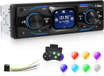 1 DIN autoraadio EQ-ga, 2,17-tolline TFT puuteekraaniga Bluetooth autoraadio Bluetooth k&auml;ed-vabad s&uuml;steemiga, SWC, C/USB/AUX/TF t&uuml;&uuml;pi &uuml;hendus, aja n&auml;idik
