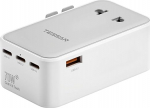 TESSAN Reiseadapter Weltweit PD 70W, Travel Adapter Worldwide mit 3 USB C und 1 USB A, Reisestecker Adapter Weltweit, Internationaler Steckdosenadapter f&uuml;r England USA Japan Thailand Austraalia