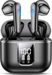 Bluetooth-Kopfh&ouml;rer 60 Stunden, Bluetooth 5.3, kabellose Kopfh&ouml;rer mit 4 ENC Ger&auml;uschunterdr&uuml;ckung, Kopfh&ouml;rer in Ear HiFi Stereo Bluetooth Kopfh&ouml;rer mit LED-Display, IP7 wasserdicht f&uuml;r iOS/Android