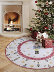 Villeroy & Boch Toy's Delight Limited Edition P&auml;hklipureja - J&otilde;uluseelik, j&otilde;ulupuu vaip &uuml;mmargune, j&otilde;ulupuu seelik, j&otilde;ulupuu tekk, j&otilde;ulupuu ja j&otilde;ulupuu - kreemikas punane, l&auml;bim&otilde;&otilde;t 160 cm