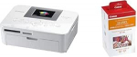Canon Selphy CP1000 fotoprinter 10 x 15 cm (mobiilne printer, USB, 300 x 300 DPI, otseprintimine &uuml;hilduvatest kaameratest), valge ja printerikassett RP-108 ja paber Selphy CP fotoprinterile
