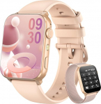 Blackview Smart Watch Naiste Bluetooth-k&otilde;ned / LED-valgustus / 2 randmepaela (silikoon / nailon) spordikell koos pulssi Sleep SpO2 sammud kalorite kilomeetri monitori 350mAh (6+ p&auml;eva) Fitness Watch Android iOS jaoks