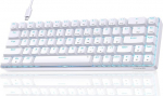 Dierya &times;TMKB T68se m&auml;ngude mehaaniline klaviatuur, 60% protsendi klaviatuur punase lineaarse l&uuml;litiga, ultra kompaktne mini 68 klahvi Anti-Ghosting, C-t&uuml;&uuml;pi andmekabel, USA paigutus PC Windows Gamer'ile Typistile