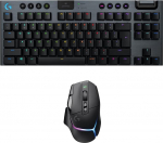 Logitech G G502 X PLUS optiline traadita m&auml;nguhiir ja G915 TKL mehaaniline traadita m&auml;nguklaviatuur ilma numbrilise klaviatuurita - LIGHTSYNC RGB, LIGHTSPEED - PC/Notebookid, must