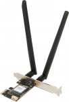 Annadue WiFi 6 PCIE WLAN kaart, AW-XB468NF MT7921 1800 Mbit/s 2.4G/5GHz Dual Band PCIE traadita v&otilde;rgukaart, Bluetooth 5.2 WLAN adapter 10 11, toetab MU-MIMO't.