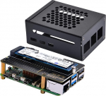 GeeekPi metallist korpus koos N04 PCIe M.2 Key-M NVMe SSD PCIe perifeeriaplaadiga Raspberry Pi 5 jaoks, toetus M.2 NVMe SSD 2230 2242 2260 2280