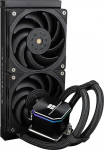 TR Frozen Edge 240 protsessori vesijahuti must PWM ventilaatoritega, pumba kiirus 3300RPM, S-FDB laagrid, AMD AM4/AM5, Intel LGA1150/1155/1200/1700/2011 jaoks (FE240 Black)