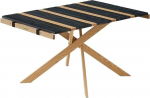 Tragbarer, faltbarer Picknicktisch aus Massivholz f&uuml;r Camping - stabiles Design, h&auml;lt bis zu 30 kg, leichte Outdoor-M&ouml;bel f&uuml;r Familientreffen, Heckklappe und Outdoor-Abenteuer.