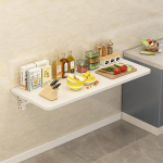 Kokkupandav k&ouml;&ouml;gilaud ruumi s&auml;&auml;stev ujuv laud v&auml;ikestele ruumidele, DropLeaf seinalaud kodukontorile 120x50cm kaasaegse valge disainiga