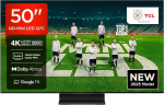 TCL 50Q7C QLED Mini LED TV, 50 tolli, 4K HDR Premium, Dolby Vision IQ & Atmos, Smart TV koos Google TV-ga, Onkyo 2.0 Sound, 144Hz VRR, AMD FreeSync Premium Pro, HDMI 2.1, AirPlay 2, Alexa