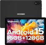 DOOGEE U10 2025 Viimane Android 15 Tablet 10 tolli, 16GB RAM + 128GB ROM (2TB TF) Laste tahvelarvuti 5060mAh Gaming Tablet Android, Widevine L1/ 8MP + 5MP Dual Camera/WiFi 6/ Type C/ 3,5 mm k&otilde;rvaklapipesa