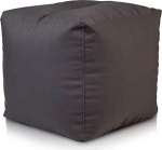 Ecopuf Cube L V&auml;litingimustes kasutatav jalatsihoidja, mis on valmistatud veekindlast pol&uuml;estrist Oxford 600D Outdoor Polystyrene Balls t&auml;idisega Dim 50 x 50 cm