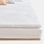 Sweetnight Gel-Foam Topper for Box Spring Bed & Mattress Protector, madratsitopper, s&uuml;damiku k&otilde;rgus 5 cm, 3 cm Gel-Memory Foam, 2 cm High-Volume Foam, pestav kate kuni 60 &deg;C juures
