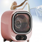 CASEGO pesukuivati, v&auml;ike trummelkuivati, kaasaskantav kondensaatoriga trummelkuivati, 3D-kuivati, 5kg ventileeritav trummelkuivati, vaikne, kompaktne (A 220V)