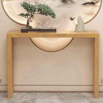 ZGNMK Entryway Console Table, diivanilauad, sisenemise koridor laud paksema t&ouml;&ouml;lauaga, diivanilaudade taga koridori fuajee jaoks (Natural, 160x40x85CM)