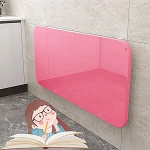 An der Wand montierter Klapptisch, Klappbarer Wandschreibtisch, Klapptisch zur Wandmontage, Waschk&uuml;chentisch zum Zusammenlegen von Kleidung f&uuml;r kleine R&auml;ume, f&uuml;r Garage und Schuppen/Heimb&uuml;ro