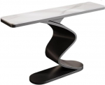 Eingangstisch, Moderner Konsolentisch for den Eingangsbereich, Elegante Flurm&ouml;bel von Door Konsolentisch(Black,150cm)
