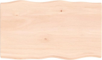 L&otilde;petamata massiivne tammepuust laud, 100 x 60 x 4 cm, elava servaga asenduslaud lauale, k&ouml;&ouml;k, s&ouml;&ouml;gituba, t&ouml;&ouml;laud, k&auml;sit&ouml;&ouml;na valmistatud puitm&ouml;&ouml;bel.