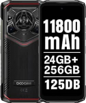 DOOGEE Outdoor nutitelefon Blade 20 Pro, 24 GB + 256 GB, 125 dB k&otilde;lar (3,5 W), 11800 mAh aku ja 15,8 mm &otilde;huke, 50 MP + 20 MP &ouml;&ouml;n&auml;gemine, Android 15 Gemini AI, 6,6-tolline HD+, 3 kaardipesa, GPS NFC