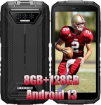 DOOGEE S41 Plus v&auml;litingimustes lukustamata nutitelefon ilma lepinguta 2024, 8GB + 128GB 1T laiendus, 13MP kaamera + 8MP, 5,5 tolli, 6300 mAh aku, NFC Simlock-free mobiiltelefonid 4G vastupidavad telefonid Face ID