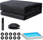 Melko p&auml;ikesekile bassein 549 x 274 cm basseinikatte t&otilde;husaks soojapidavuseks P&auml;ikeseplokkide silmaotsad p&auml;ikesekate must PVC soojusplaat ujumisbasseinidele