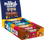 Nakd. Variety Pack New Mix | K&uuml;lmpressitud puuvilja- ja p&auml;hklipatareid | 100% looduslikud koostisosad | Ilma lisatud suhkruta | Vegan | Gluteenivaba ja ilma piimata | 18 x 35 g | 630 g