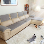 SDAMAIDENGDING Thick Sofa Cover for Leather Sofa, Non-Slip Sofa Protection, Sofa Protective Cover, Breathable Sofa to Throw, Secure and Armrest, Available Separately, Grey, 70 x 210 cm (28 x 83