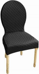 Mswborml Twill Tool Cover Stretch Universal Chair Cover Chair Cover 4-st 2 Stretch Chair Cover Round Backrest, Modern ilma k&auml;etoeta Chair Protective Cover Washable D, 2 t&uuml;kki