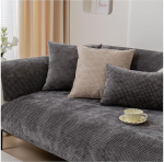 NUODWELL Pehme &scaron;enill diivanikate 1/2/3/4 istekohale Universaalne libisemiskindel L-kujuline diivanikate, paks diivanikaitse, tepitud nurgakaitsekatted, pestav elutoa jaoks (tumehall-B, 70x180cm)