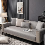 LIANGLAOI nahast diivanikate 1 2 3 4-kohaline, libisemisvastane diivanikate, L-kujuline diivanikate, tavaline diivanikate koertele, kassidele, lemmikloomadele, armastusistmele, lamamistoolile, k&auml;etoele, seljatoele, helehall, 1 tk, 70 x 180 cm.