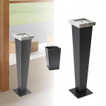 8,5 L kaubanduslik vabalt seisev pr&uuml;gikast, vertikaalne roostevabast terasest pr&uuml;gikast koos v&otilde;tmega, siseruumides, v&auml;listingimustes asuv lukustatav pr&uuml;gikast pubi, hotelli, restorani, aia jaoks, 24 x 24 x 94 cm, pr&uuml;gikasti