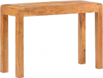 Vintage Konsolentisch Schmal Holz Flurtisch Eingangstisch Sofatisch f&uuml;r Wohnzimmer Foyer Eingang, 110x40x76 cm Massivholz mit Honigfarbenem Finish