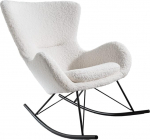 riess-ambiente.de Skandinaavia kiikede disain kiiktool valge Boucl&eacute; tool Teddy kangas