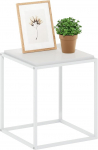 Furinno Moretti Modern Lifestyle 1-tasandiline virnastatav riiul, valge/valge, massiivne